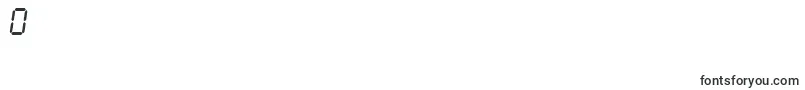 Lcd2Normal Font – Fonts for Digit 0