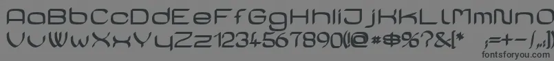 CasaSansFettig Font – Black Fonts on Gray Background