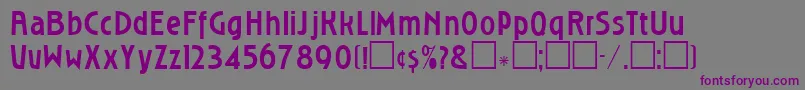 Шрифт Rsl – фиолетовые шрифты на сером фоне