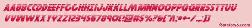 Governorhalfital Font – Red Fonts on Pink Background