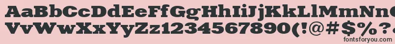 Xna83C Font – Black Fonts on Pink Background