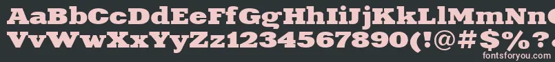 Xna83C Font – Pink Fonts on Black Background