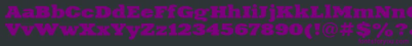 Xna83C Font – Purple Fonts on Black Background