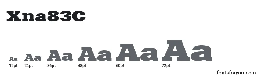 Xna83C Font Sizes