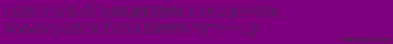 Шрифт Speedball No 3 Nf – чёрные шрифты на фиолетовом фоне