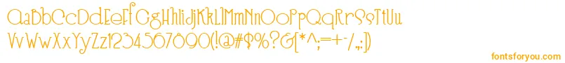 Шрифт Speedball No 3 Nf – оранжевые шрифты