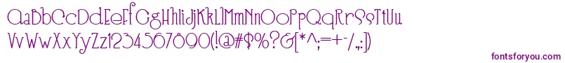 Шрифт Speedball No 3 Nf – фиолетовые шрифты