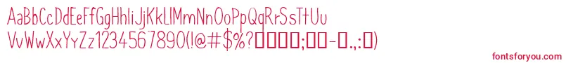 CfsimeonmarchessaultRegula-Schriftart – Rote Schriften