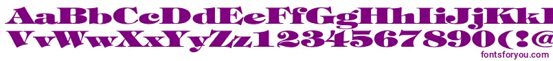Подробнее о шрифте TiffanyHeavyNormalEx Шрифт TiffanyHeavyNormalEx – фиолетовые шрифты