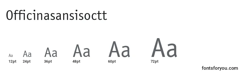 Размеры шрифта Officinasansisoctt