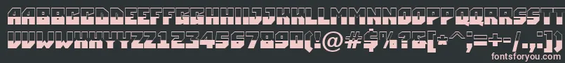 ASimplerbw Font – Pink Fonts on Black Background