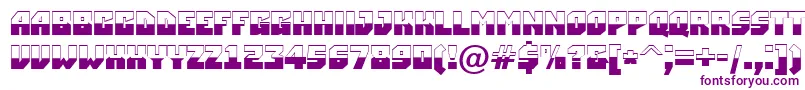 ASimplerbw Font – Purple Fonts on White Background