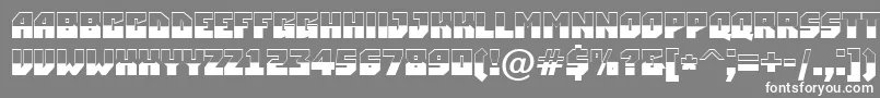 ASimplerbw Font – White Fonts on Gray Background