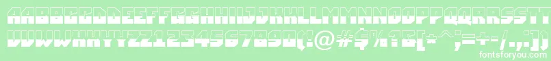 ASimplerbw Font – White Fonts on Green Background