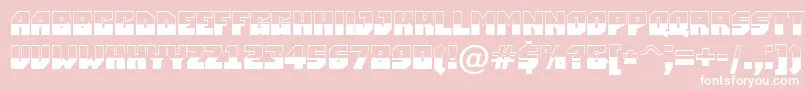 ASimplerbw Font – White Fonts on Pink Background