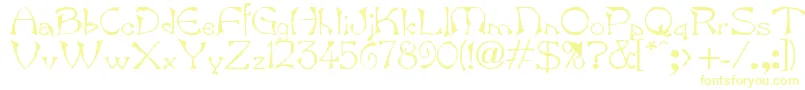 Шрифт Bard.Kz – жёлтые шрифты