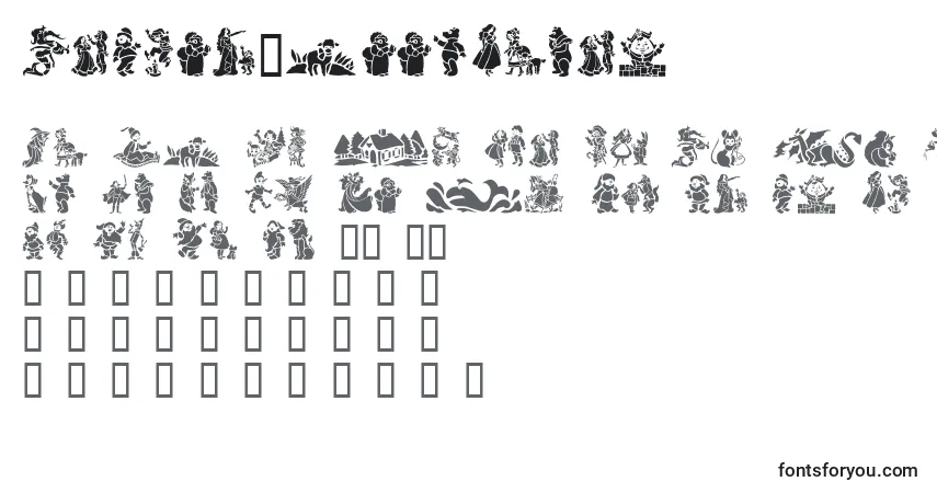Schriftart GeStorybookTales – Alphabet, Zahlen, spezielle Symbole