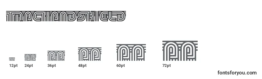 TrackAndShield Font Sizes
