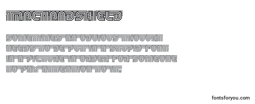 TrackAndShield Font