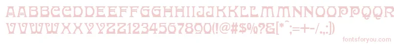 DonaldinaNormal Font – Pink Fonts on White Background
