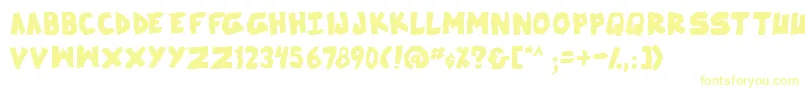 SkrunchBold Font – Yellow Fonts