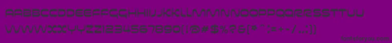 Futurespore Font – Black Fonts on Purple Background