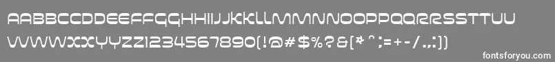 Futurespore Font – White Fonts on Gray Background