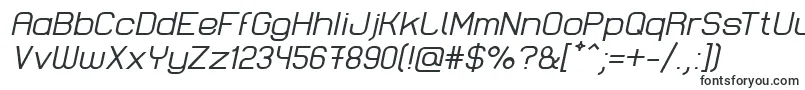 LastwaerkRegularOblique-Schriftart – Barcode-Schriften