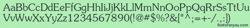 Surprizc Font – Black Fonts on Green Background