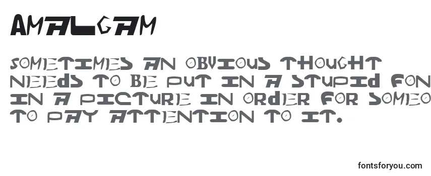 Schriftart Amalgam (93510)