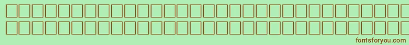 TimesromanitalRegular-fontti – ruskeat fontit vihreällä taustalla