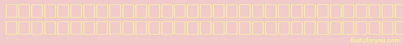 TimesromanitalRegular Font – Yellow Fonts on Pink Background