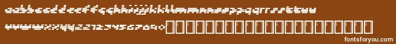 フォントToken – 茶色の背景に白い文字