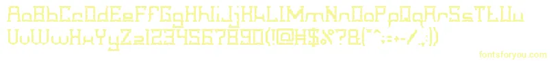CrystalSoldier-Schriftart – Gelbe Schriften