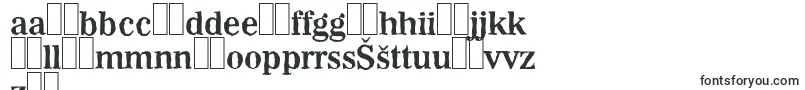 Шрифт WichitaantiqueBold – латышские шрифты