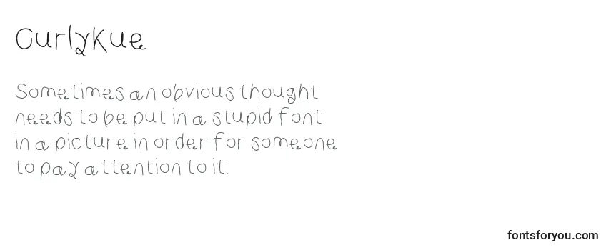 Curlykue Font