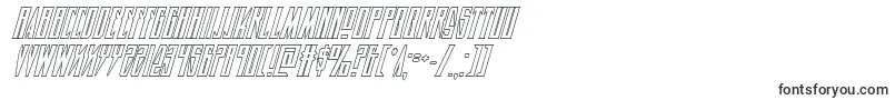 Шрифт Timberwolfshadital2 – геометрические шрифты