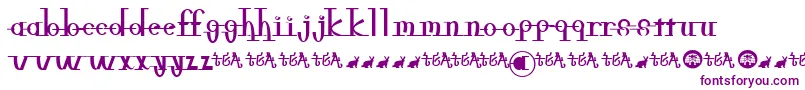 Freeble Font – Purple Fonts on White Background