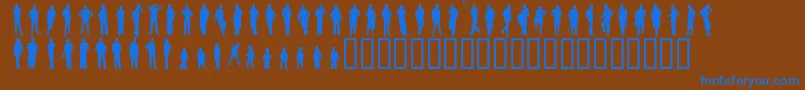 Подробнее о шрифте Sewingpatterns3 Шрифт Sewingpatterns3 – синие шрифты на коричневом фоне