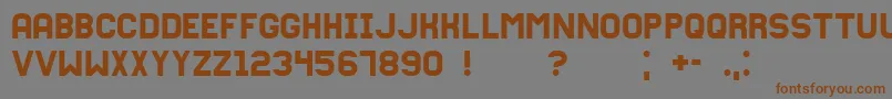 More about FixationLight Font FixationLight Font – Brown Fonts on Gray Background