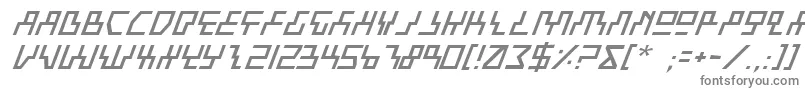 Шрифт Beami – серые шрифты на белом фоне