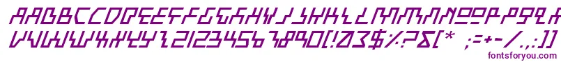 Beami Font – Purple Fonts on White Background