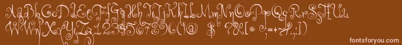 En savoir plus sur la police DkMonsieurLeChat Police DkMonsieurLeChat – polices roses sur fond brun
