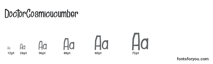 DoctorCosmicucumber Font Sizes
