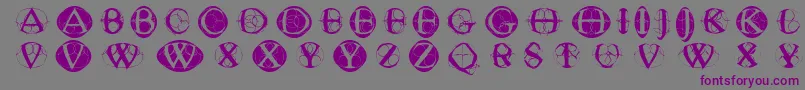 Подробнее о шрифте Typoghosts Шрифт Typoghosts – фиолетовые шрифты на сером фоне