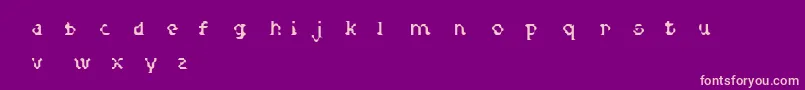 Шрифт MedullaRegular – розовые шрифты на фиолетовом фоне