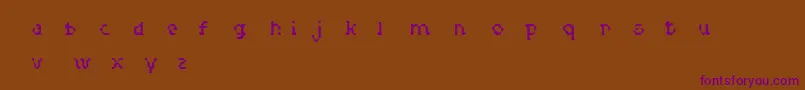Шрифт MedullaRegular – фиолетовые шрифты на коричневом фоне