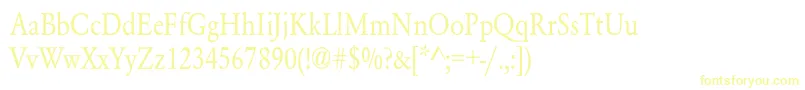 YearlindNormalThin Font – Yellow Fonts