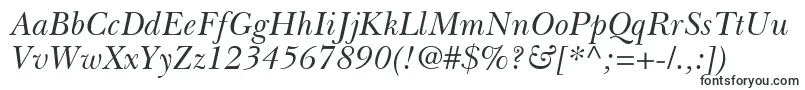 BaskervilleGreekInclined Font – New Fonts