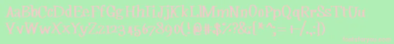 Ripebananas Font – Pink Fonts on Green Background